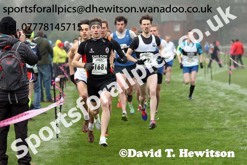 Senior men, Durham Cathedral Cross Country Relays. Photo: David T. Hewitson/Sports for All Pics